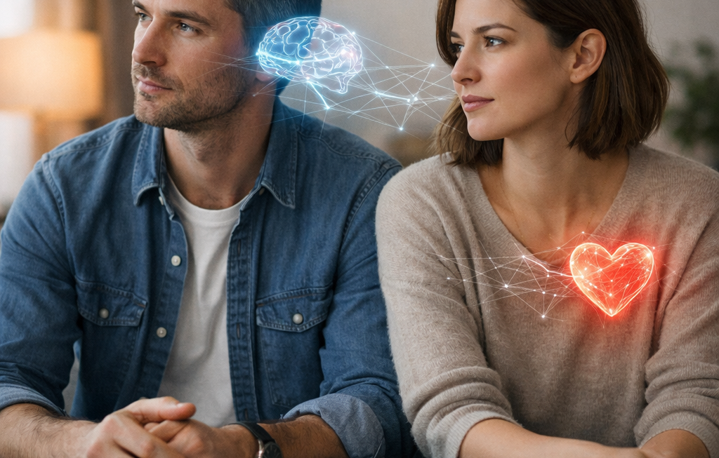 a coupjle using the blossomup app